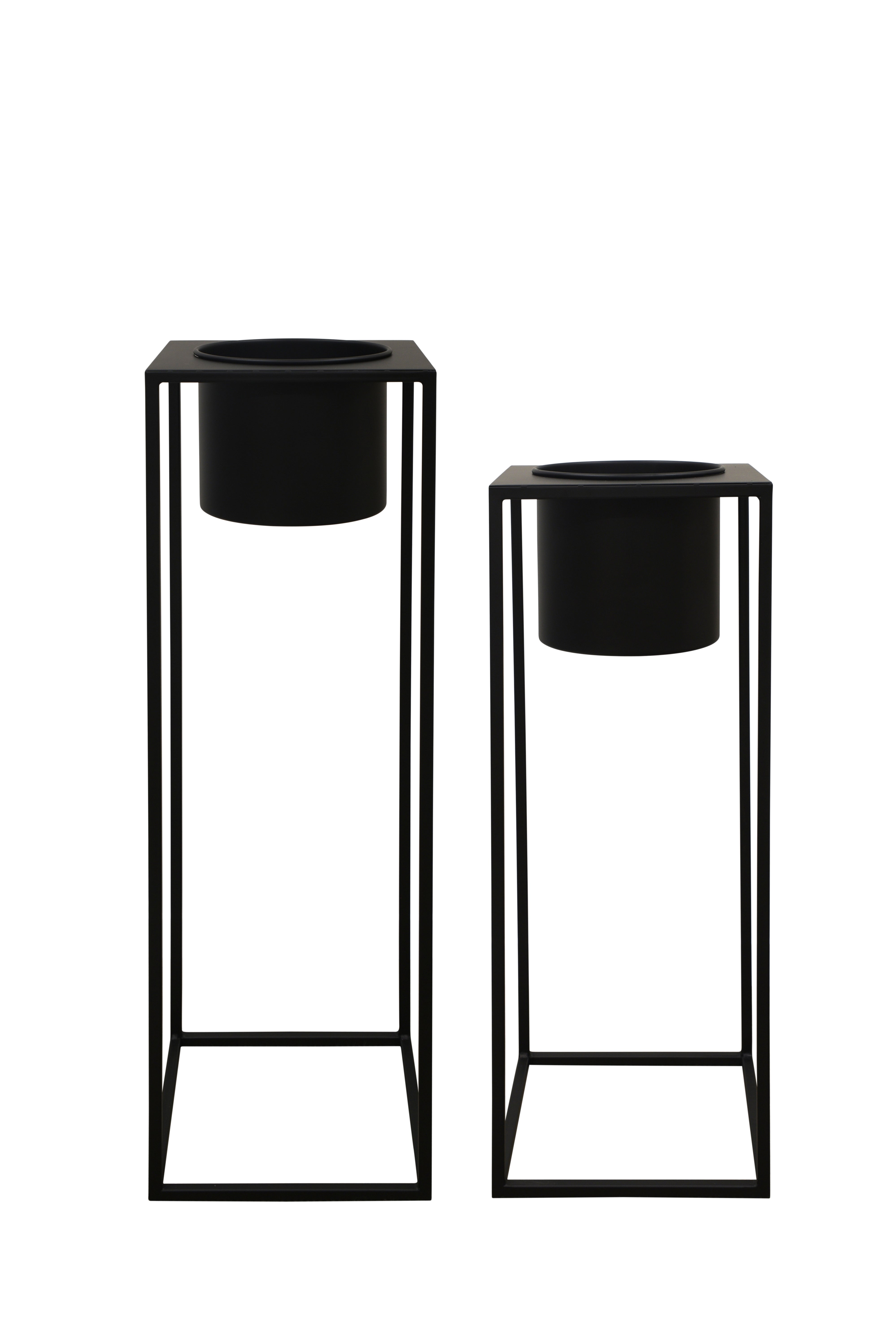 STUDIO Ashworth Square Pot Stand A/2 Black