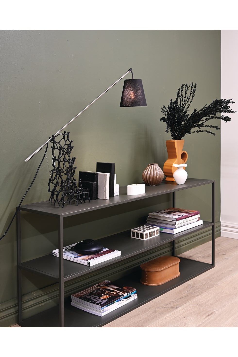 STUDIO Ellis Low Profile Shelf - Greened Grey