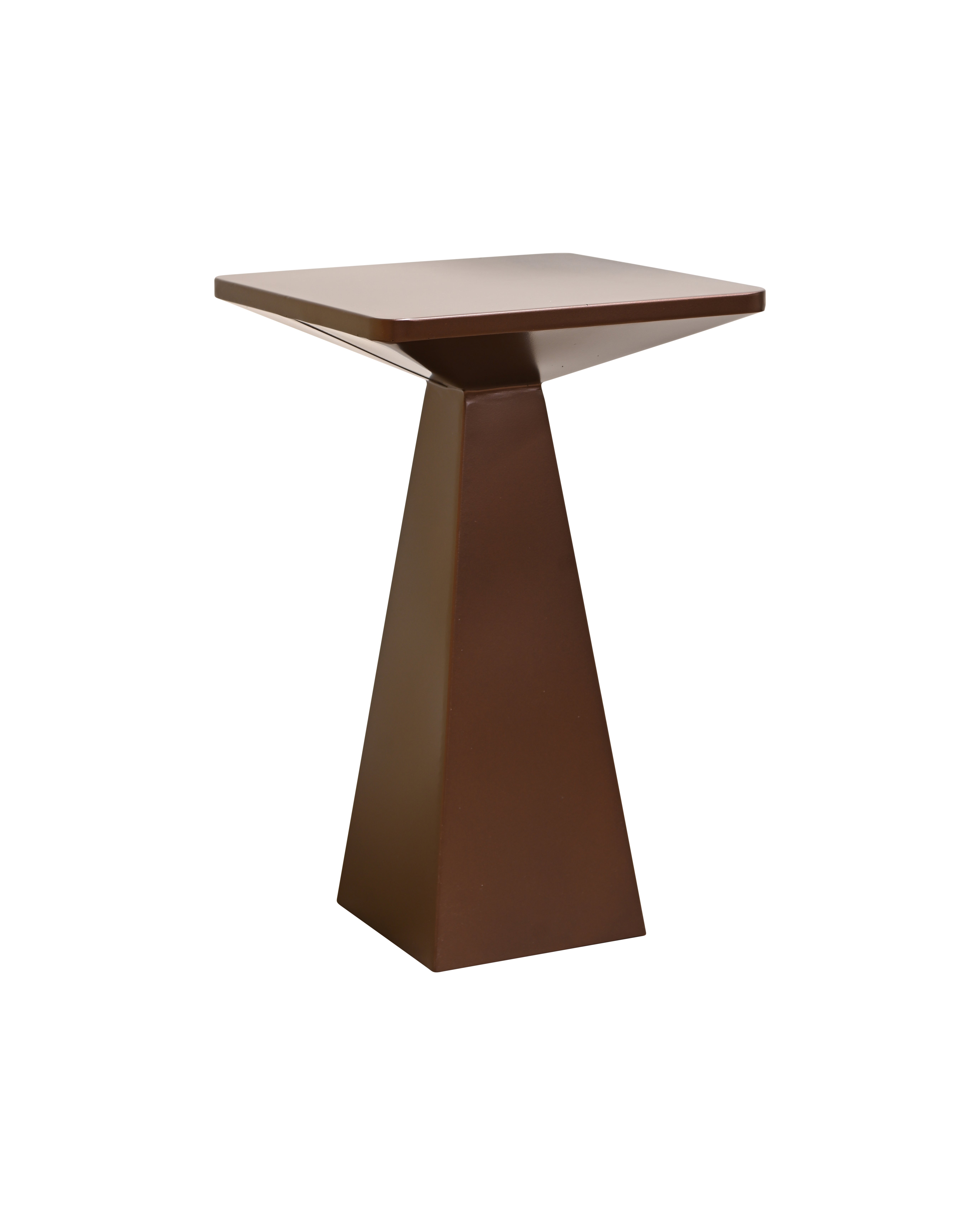 STUDIO Lyn Tall Side Table - Copper Brown