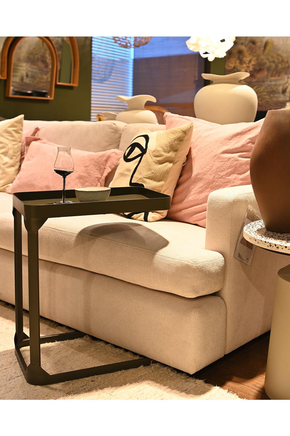 STUDIO Sofa Side Table - Greened Grey