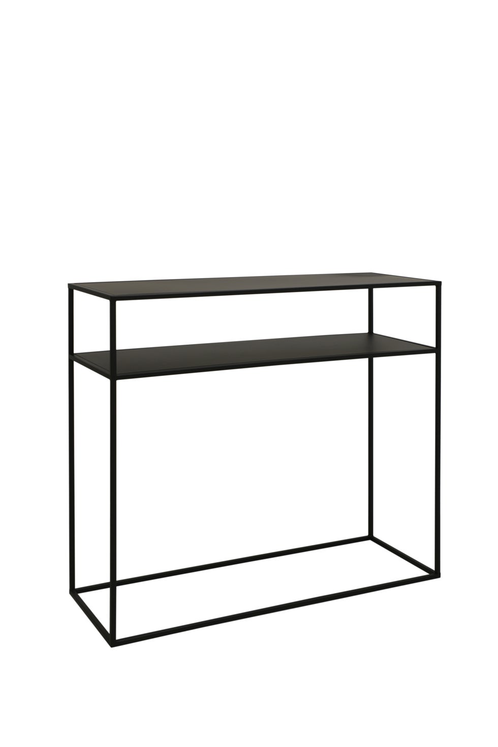 STUDIO Dual Shelf Console - Black