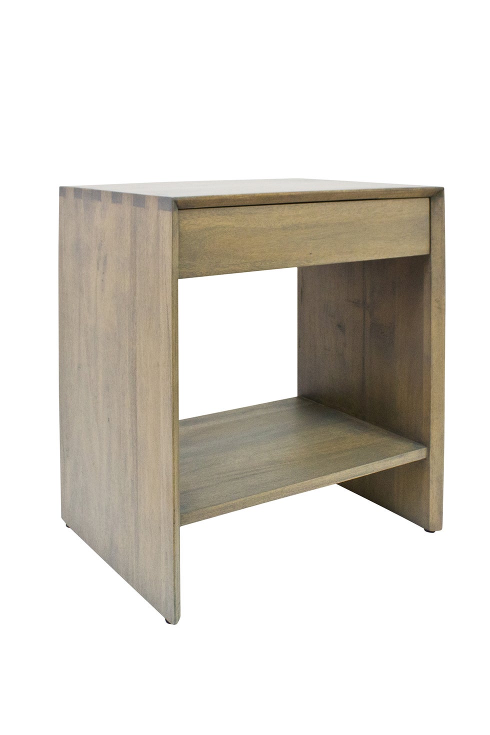 TRIBOA BAY Pena Bedside Table - Grey Wash