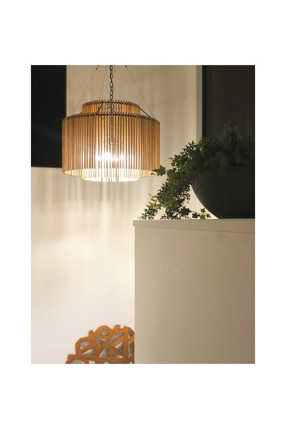 TRIBOA BAY Lighting Balia Chandelier Large - Natural