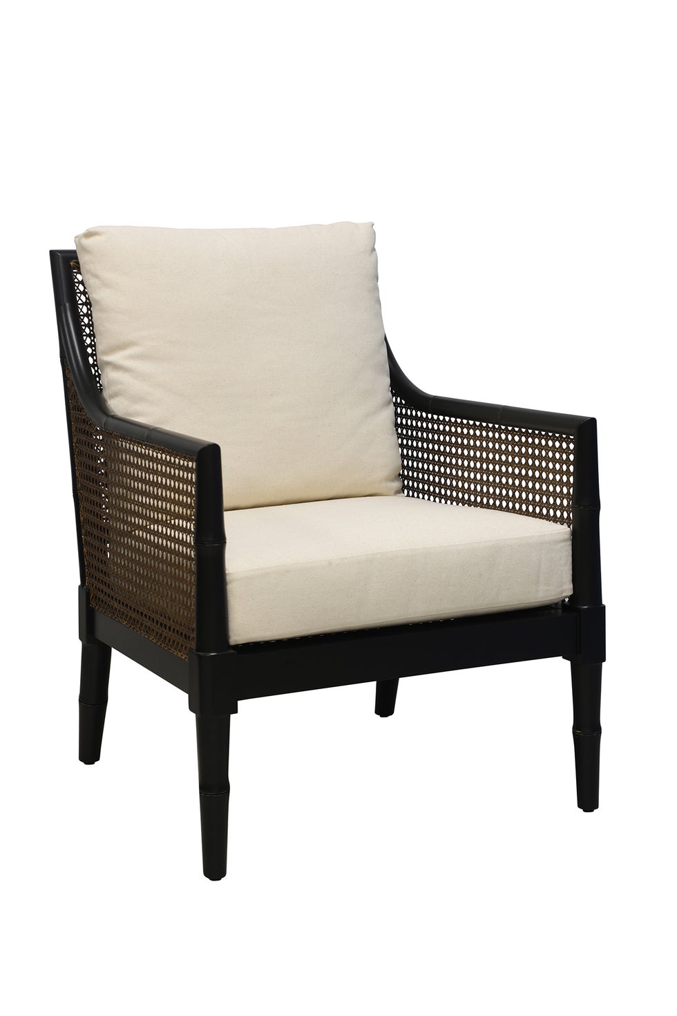 TRIBOA BAY Barcelo Chair w/Cushion - Worn Black