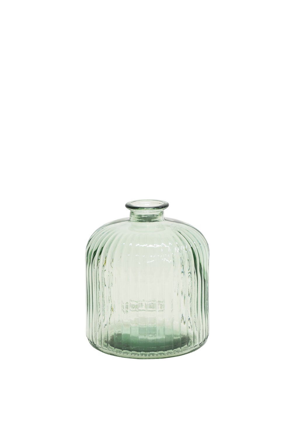 Quita Fluted Bottle 18cm - Natural Green