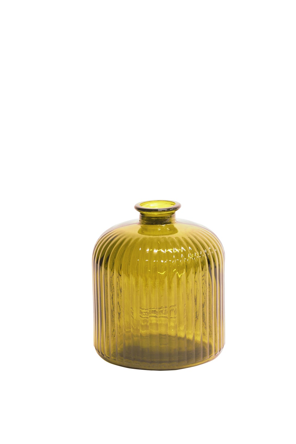 Quita Fluted Bottle 18cm - Yellow Gold