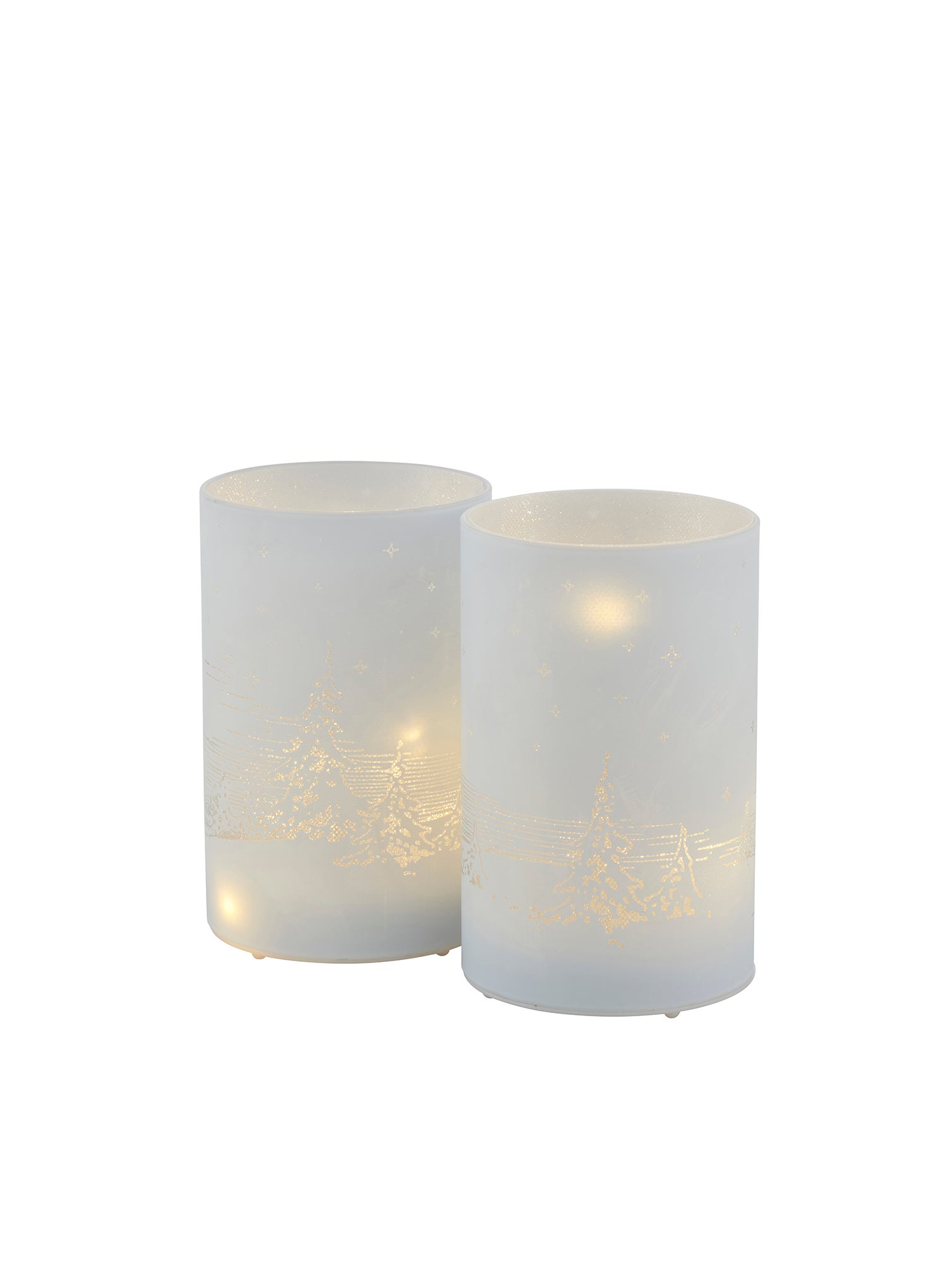 SIRIUS Ava Forest Scene S/2 H120 White Giftboxed