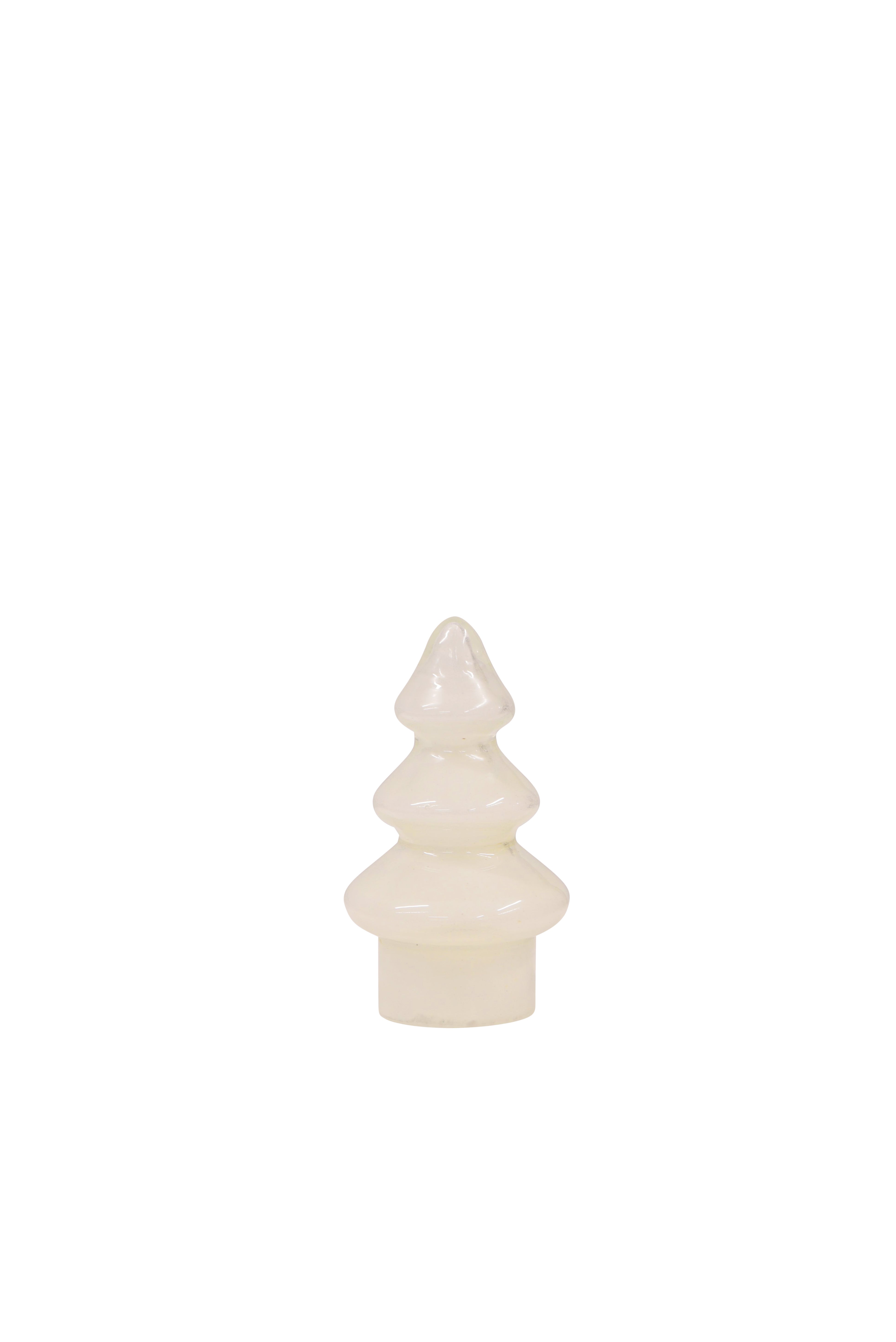 GLASS TREE 3-Tiered MIni - White Finish