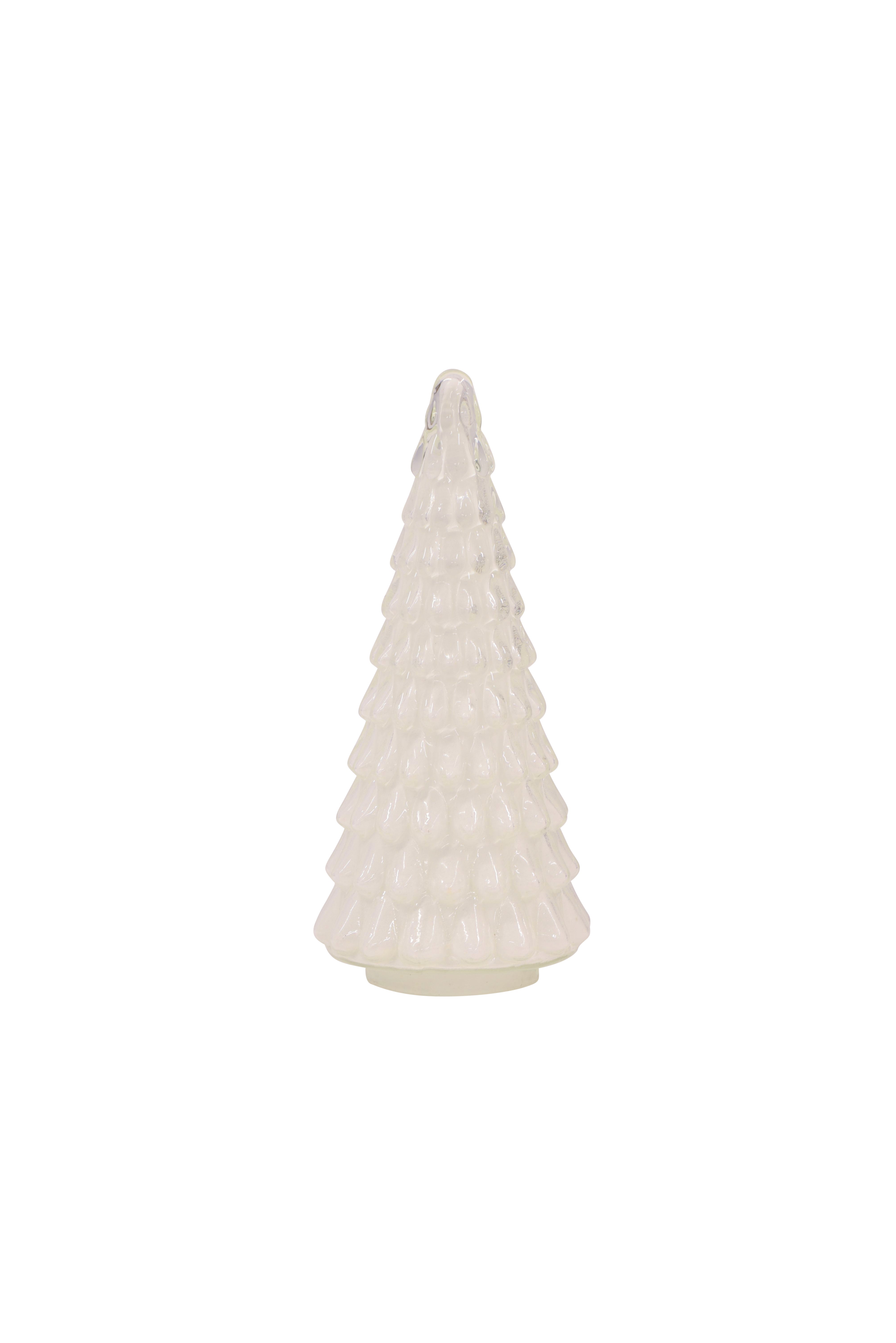 GLASS TREE Small - White Finish
