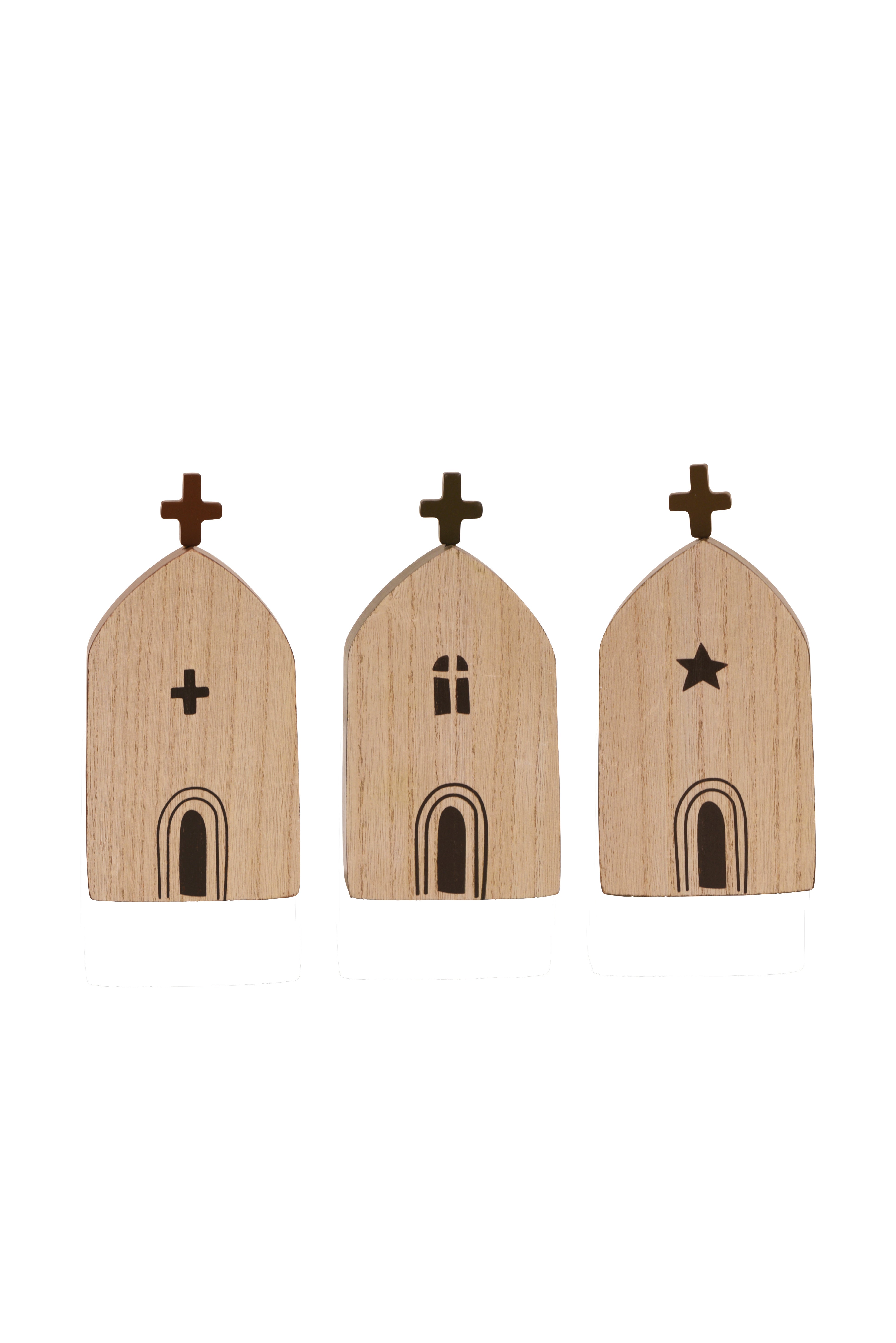 Standing Churches A/3 - Natural Earthy Tones