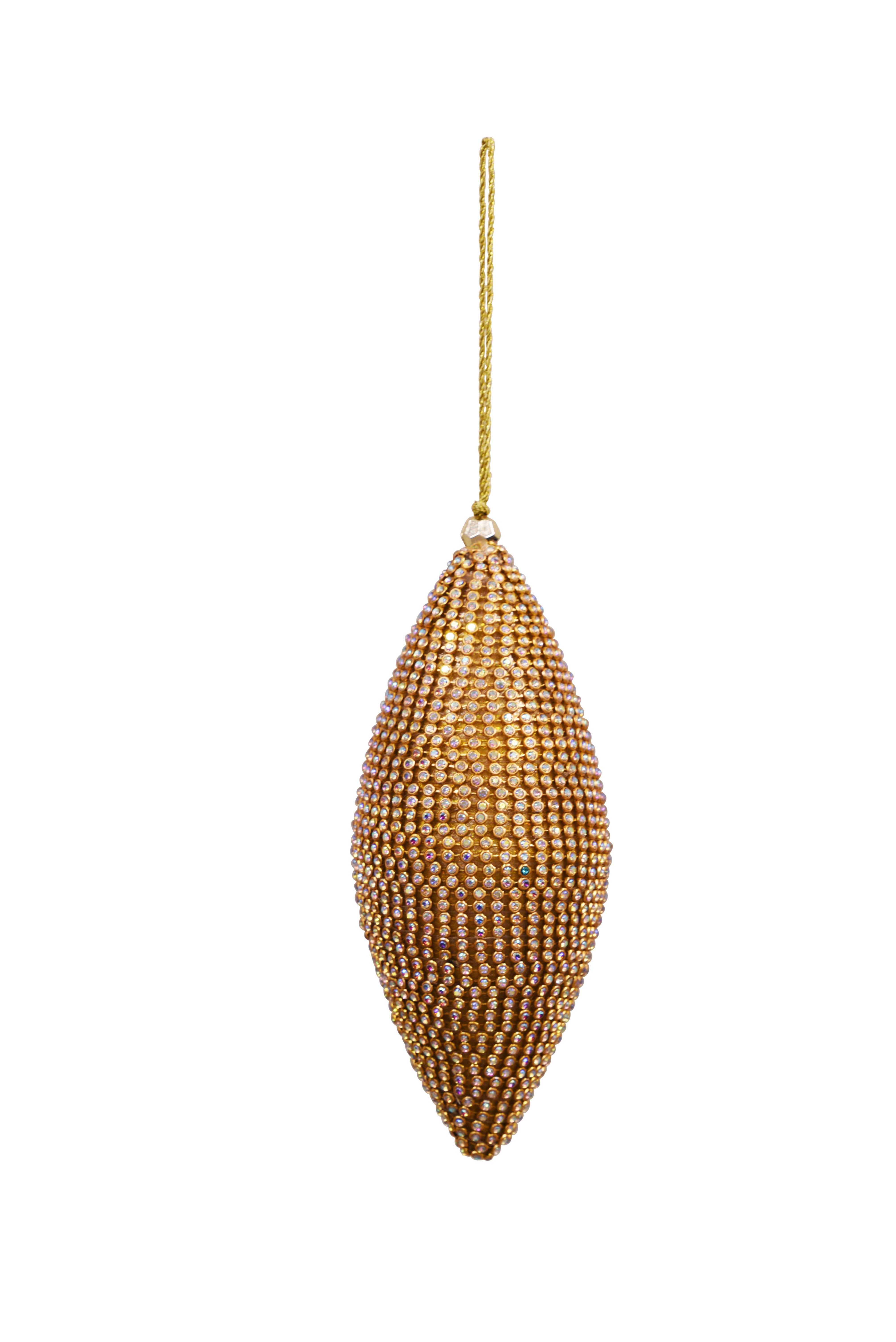 MAJESTIC Hanging Crystal Drop - Golden