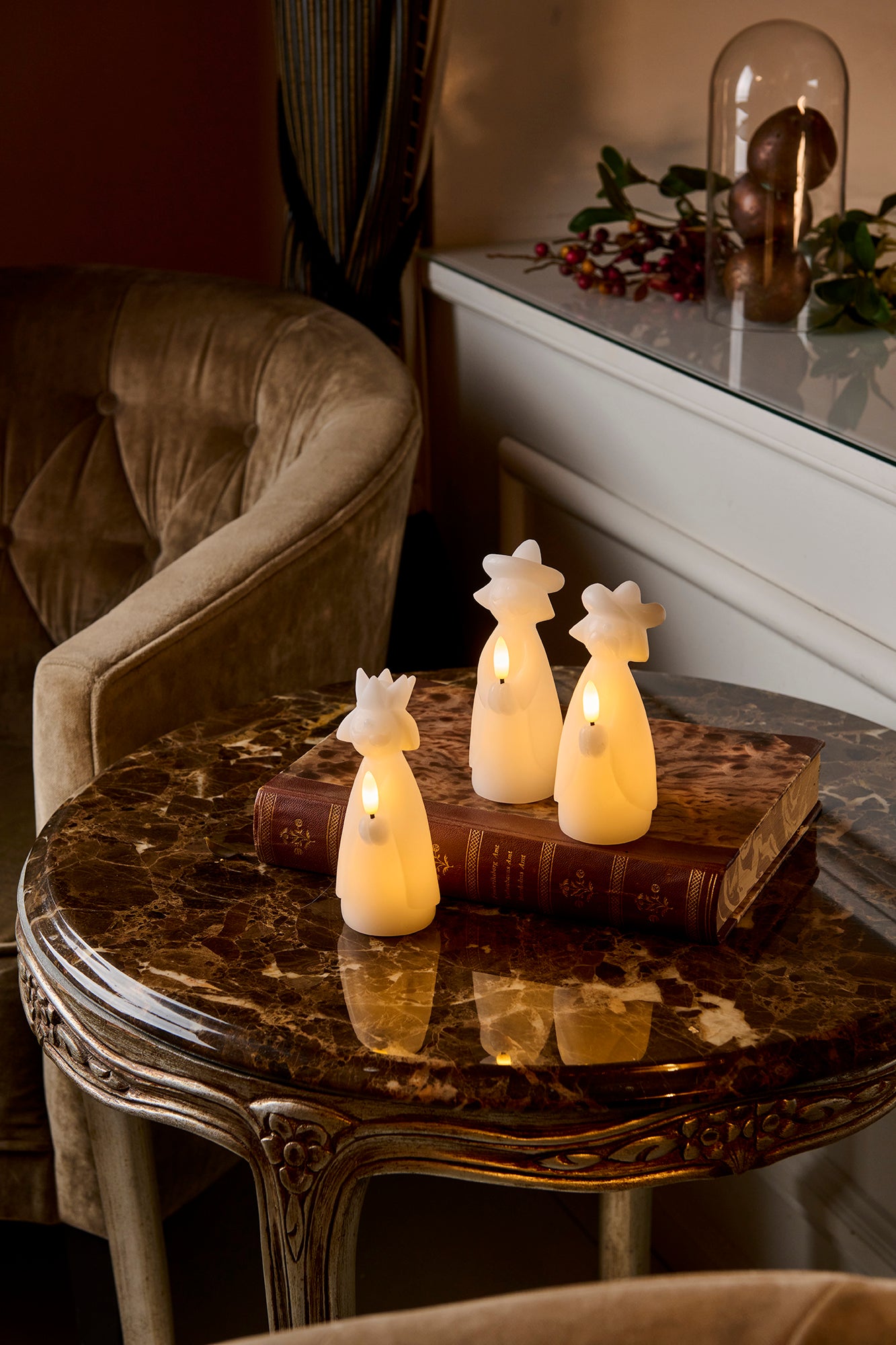 SIRIUS Maria 3 Wise Men S/3 - White