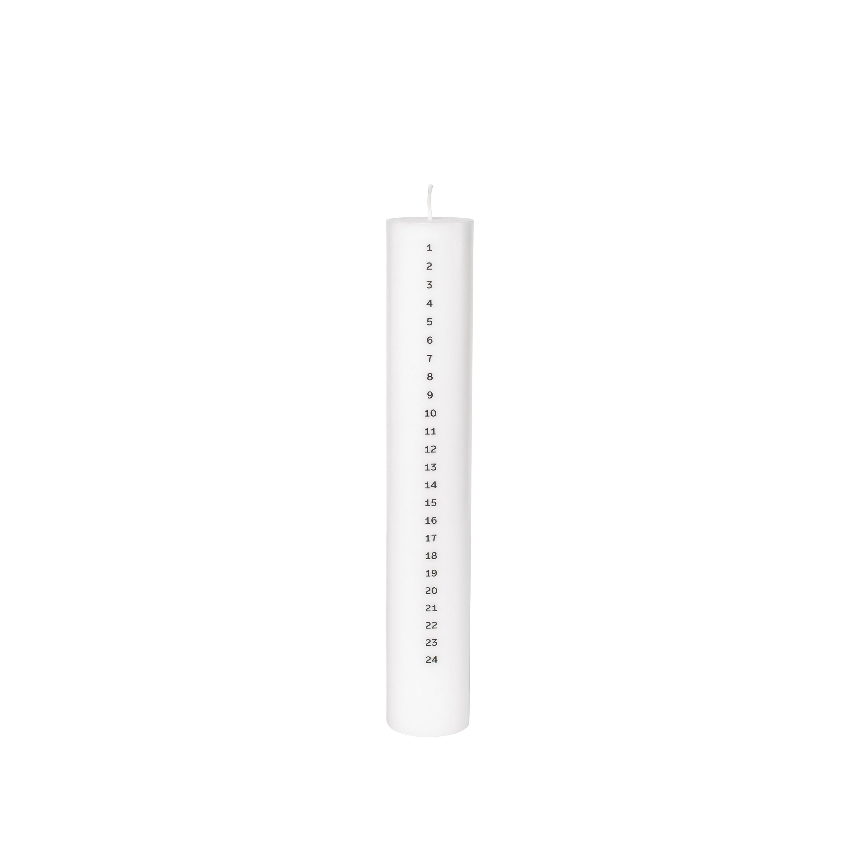 BROSTE Christmas Eco Calendar Candle - Pure White