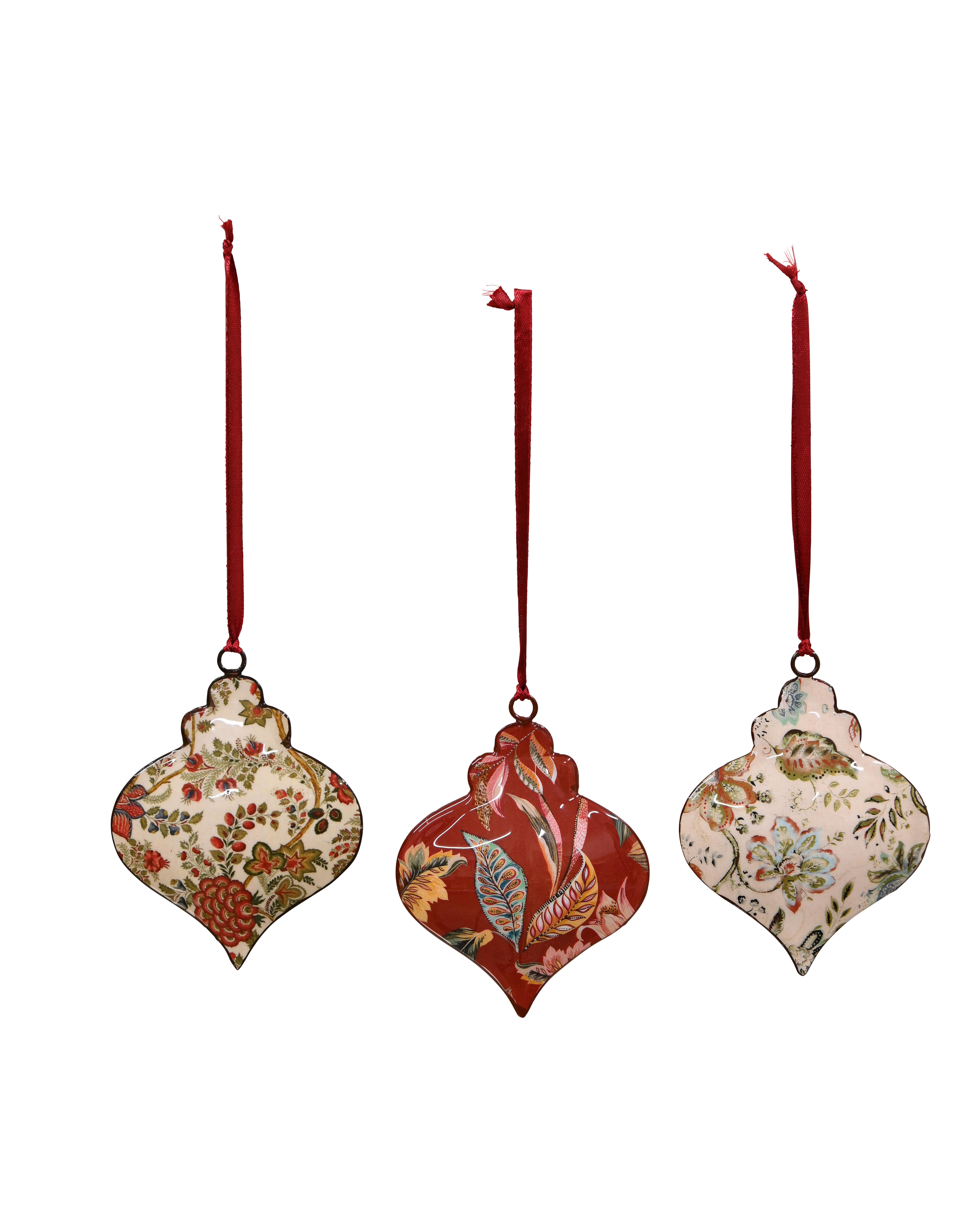 FLORAL Hanging Onions A/3 - Burgundys