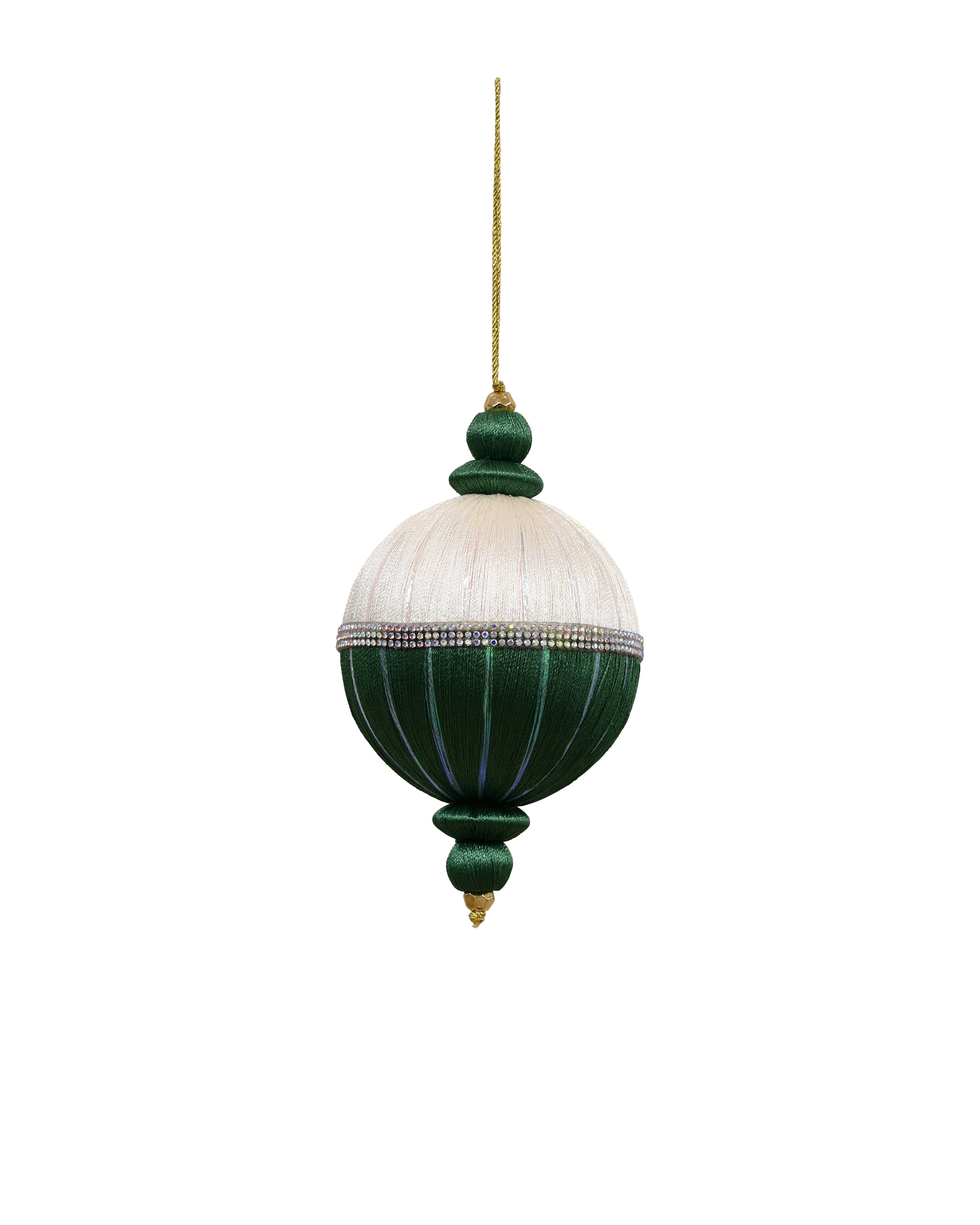 MAJESTIC Hanging Decal Ball - White & Green
