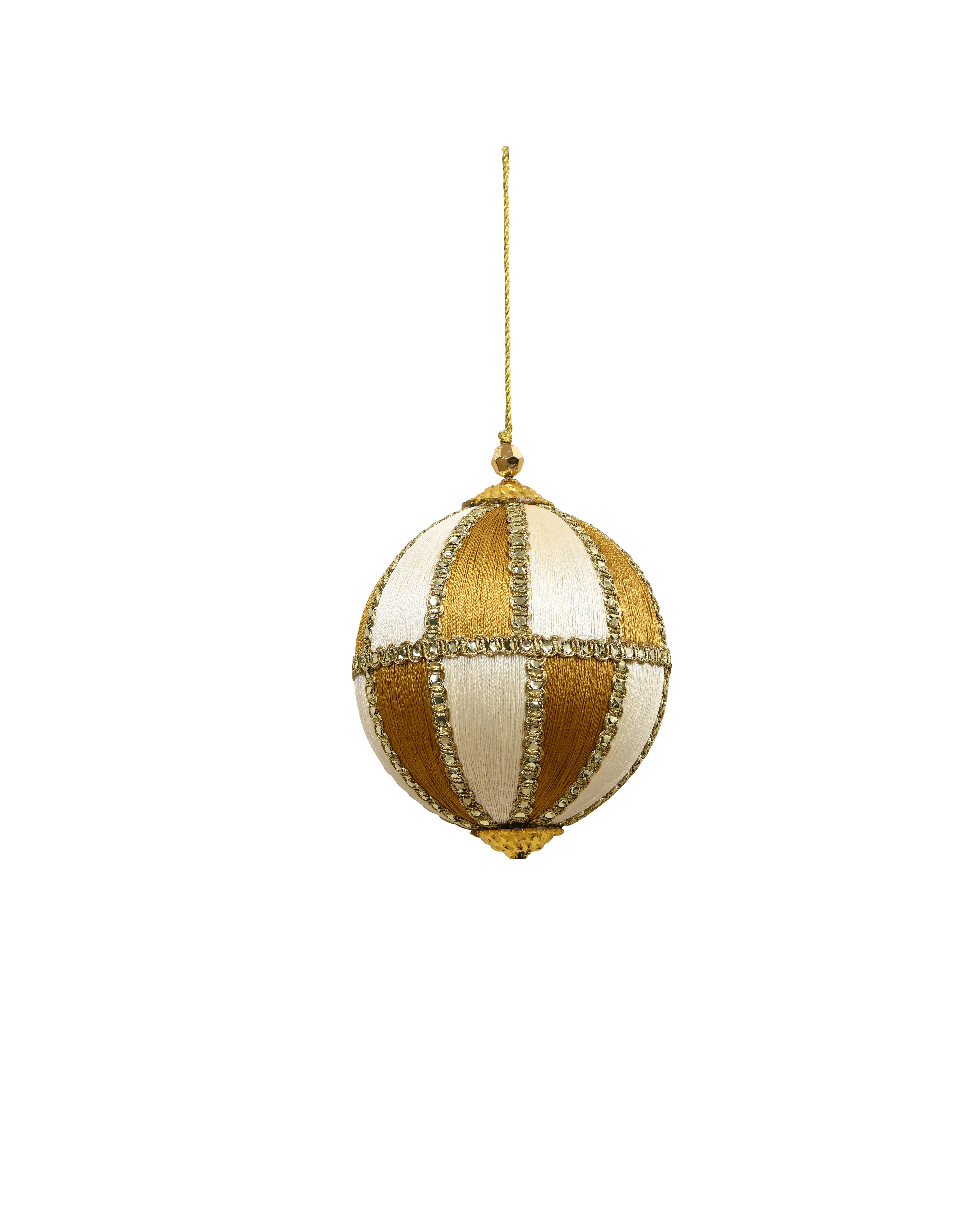 MAJESTIC Hanging Ball - Gold & White