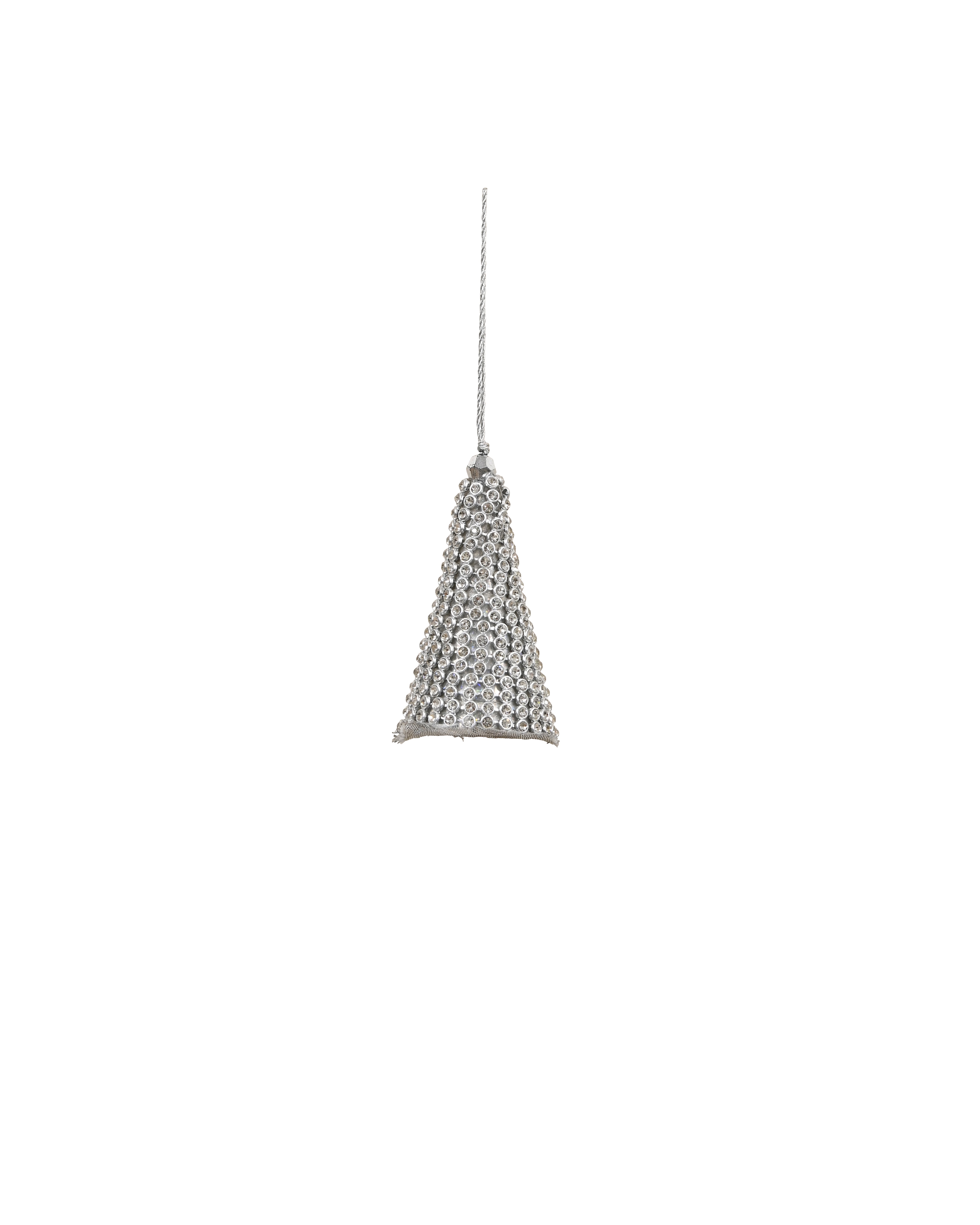 MAJESTIC Hanging Diamond Cone - Silver 