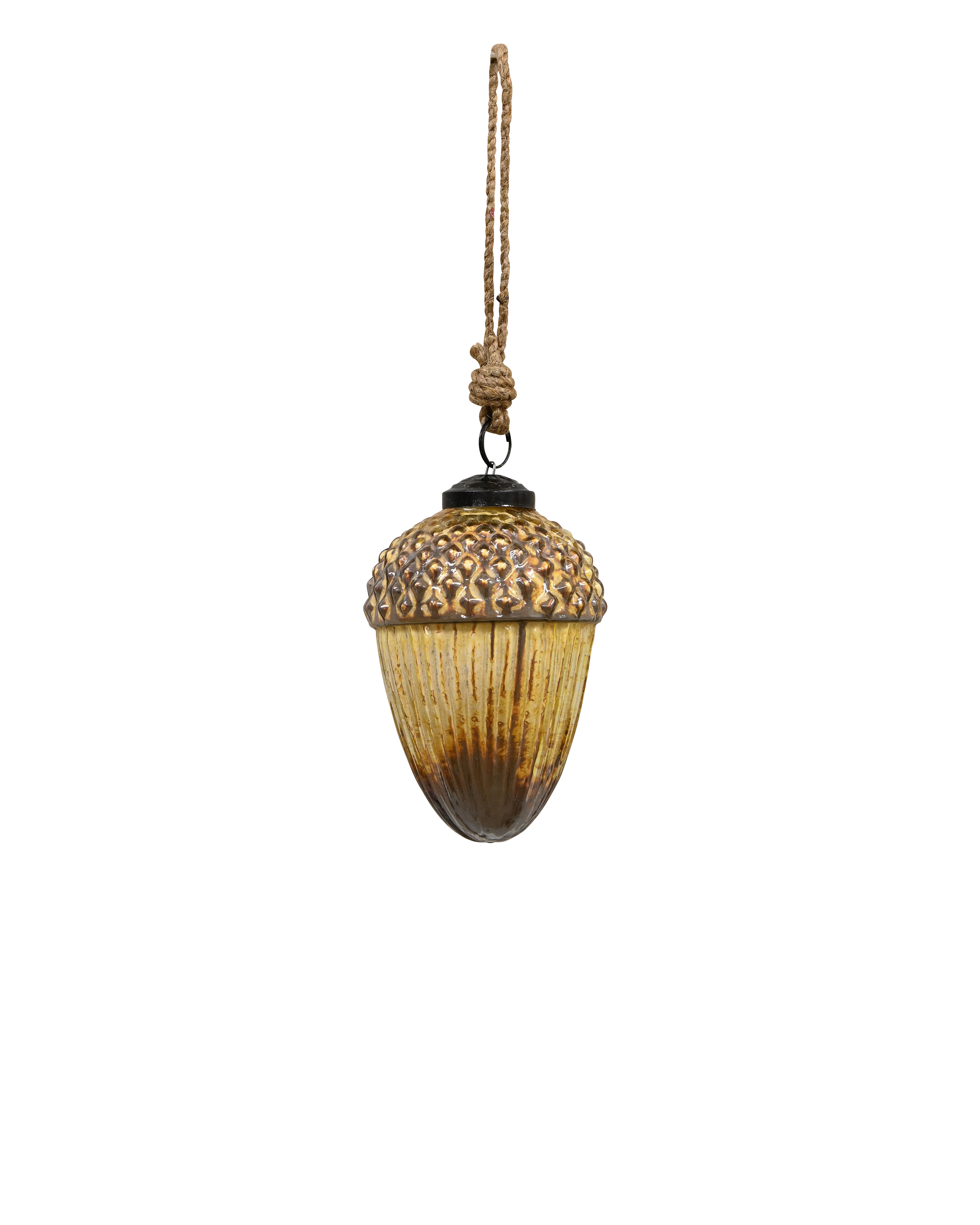 Hanging Acorn - Dipped Gold