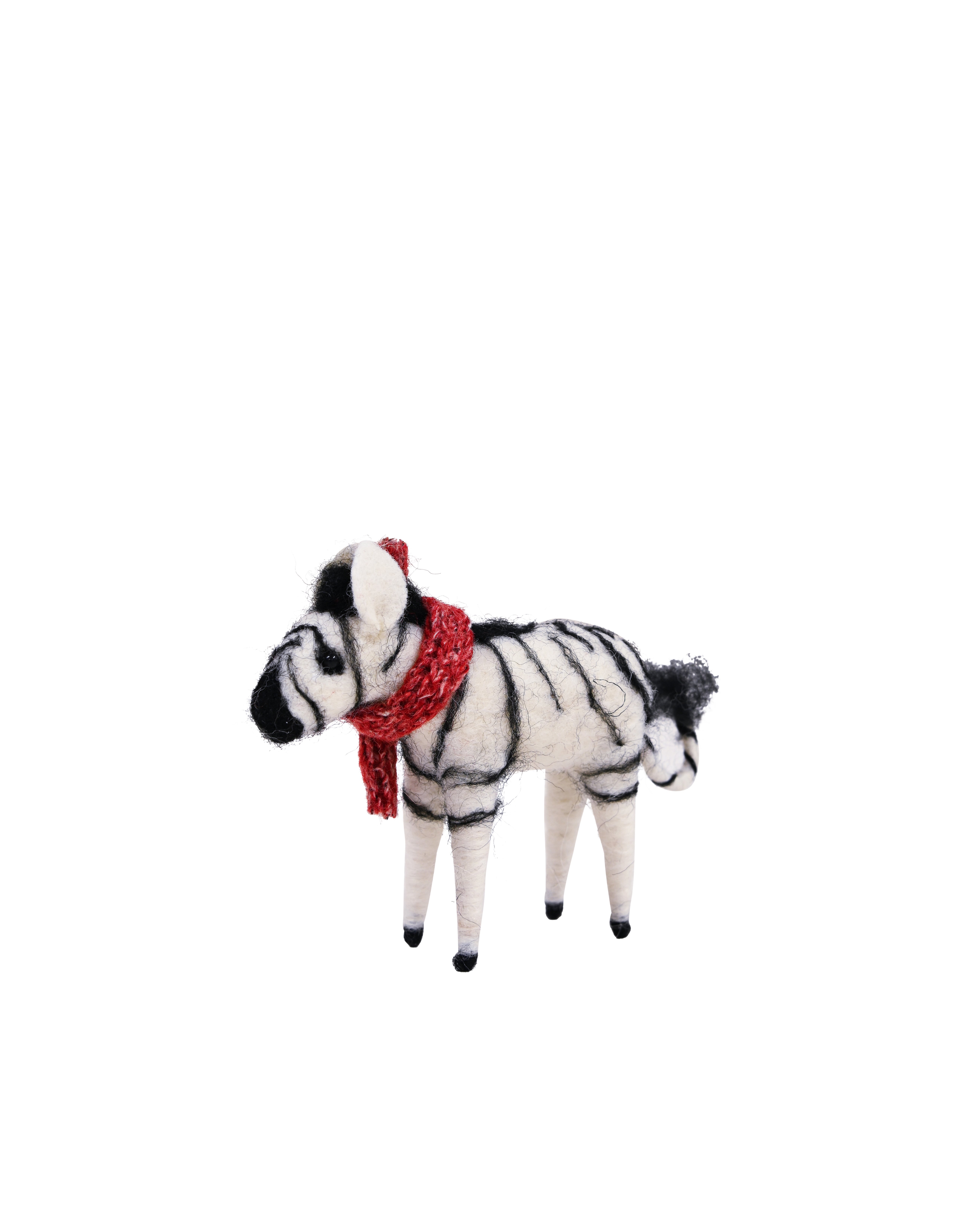 FELT Standing Zebra - Zeebee