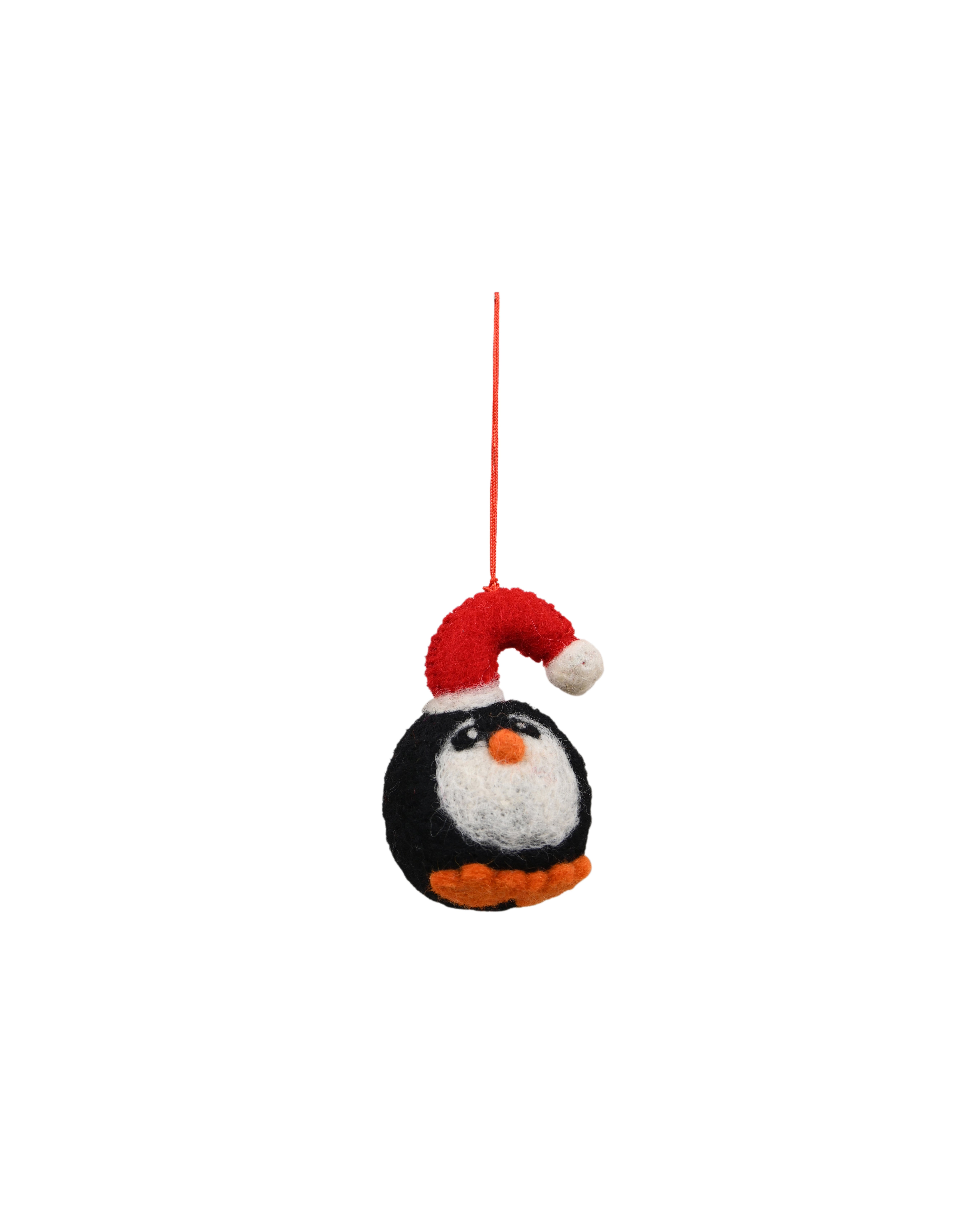 FELT Hanging Penguin w/Hat - Poppy