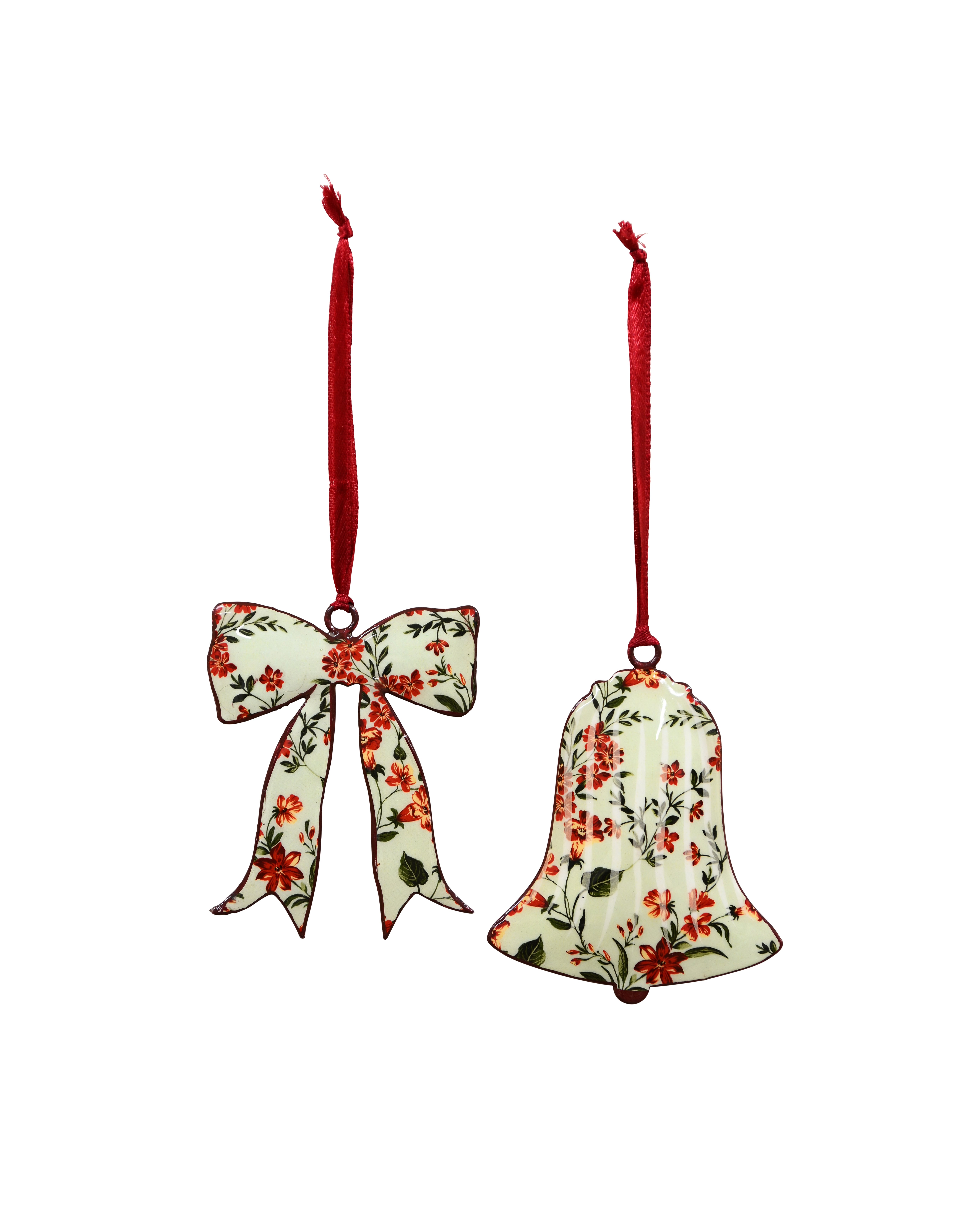FLORAL Hanging Bell & Bow A/2 - Cosmos