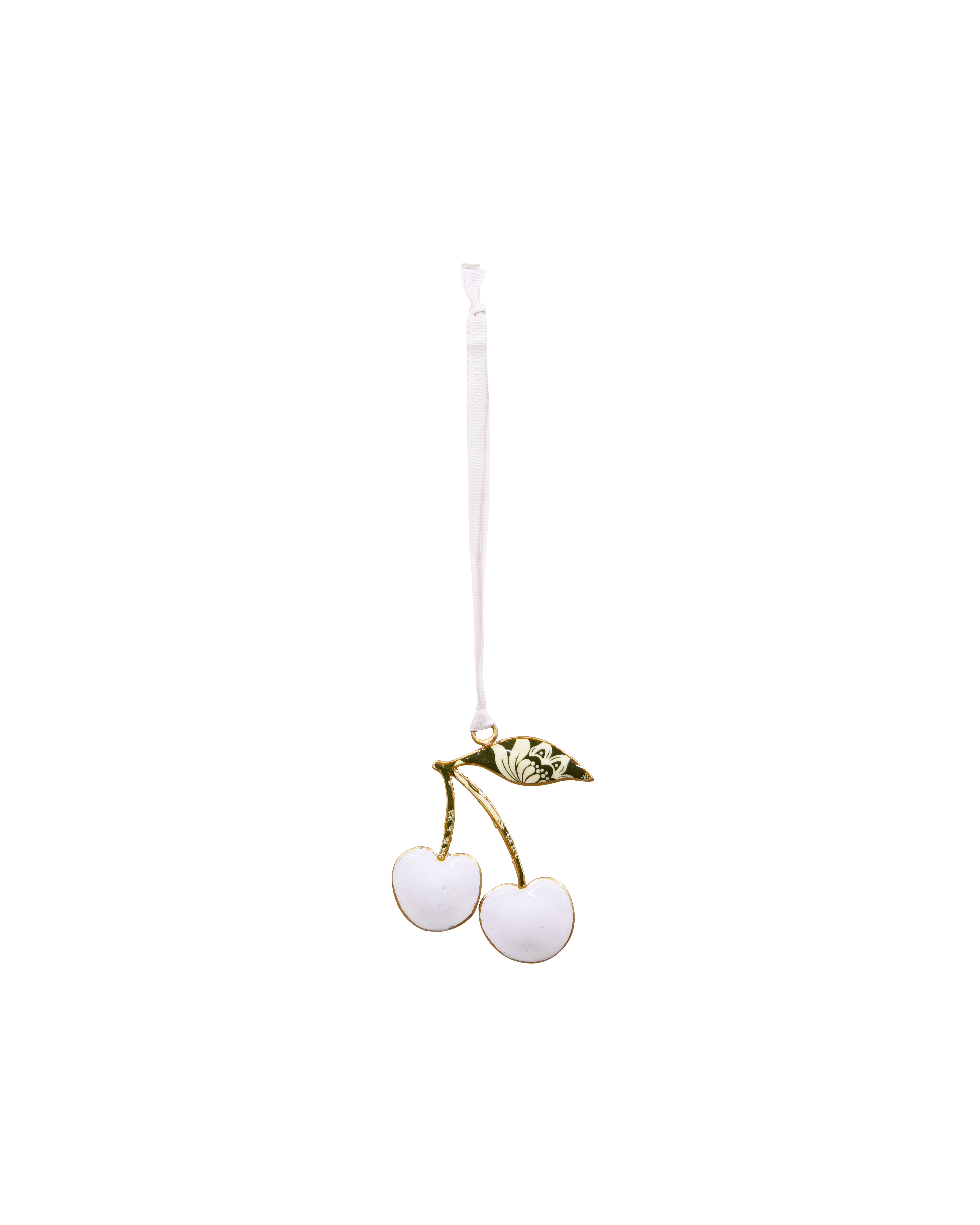 FLORAL Hanging Cherries - White Magnolia