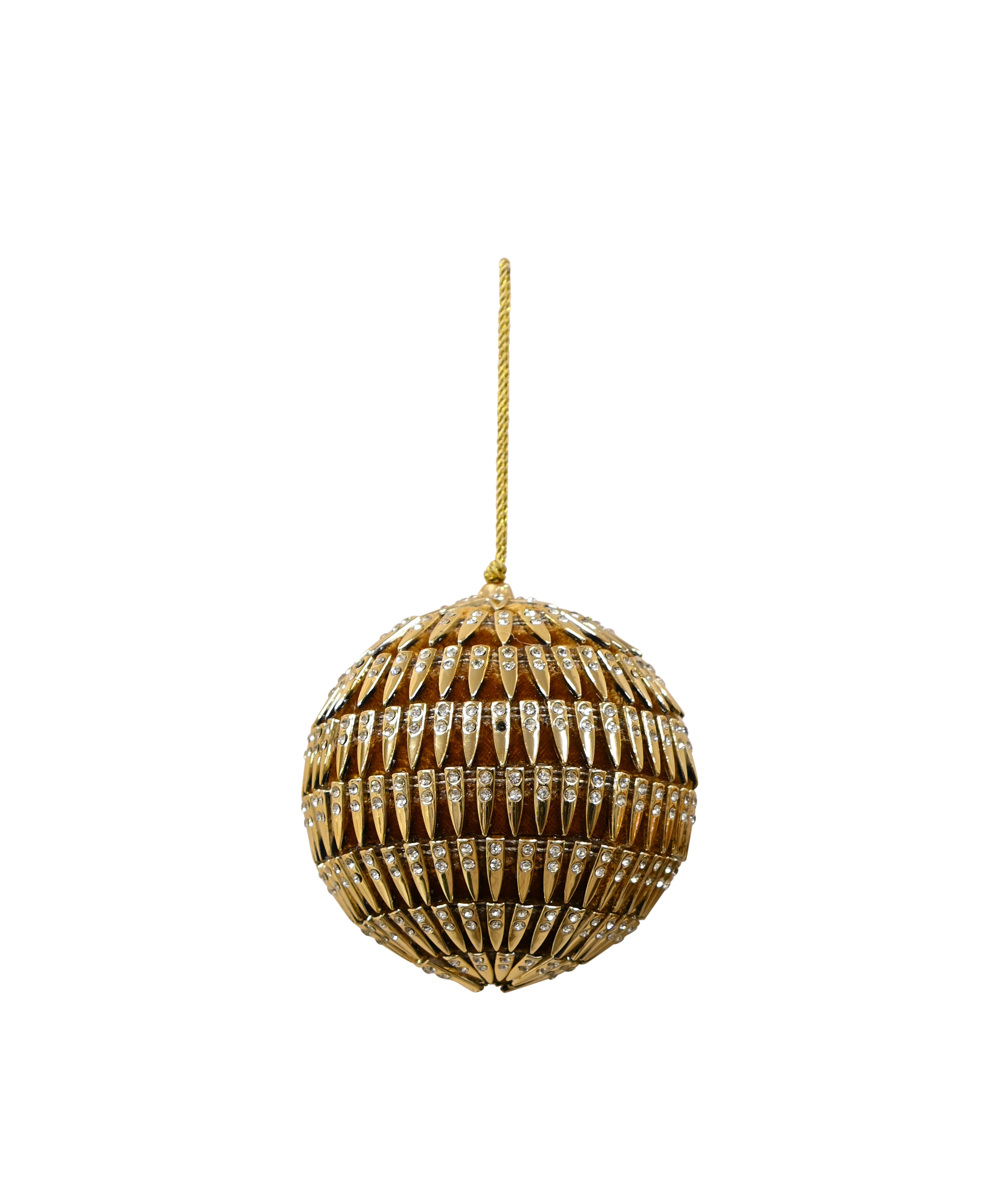 MAJESTIC Bejewelled Hanging Ball - Gold