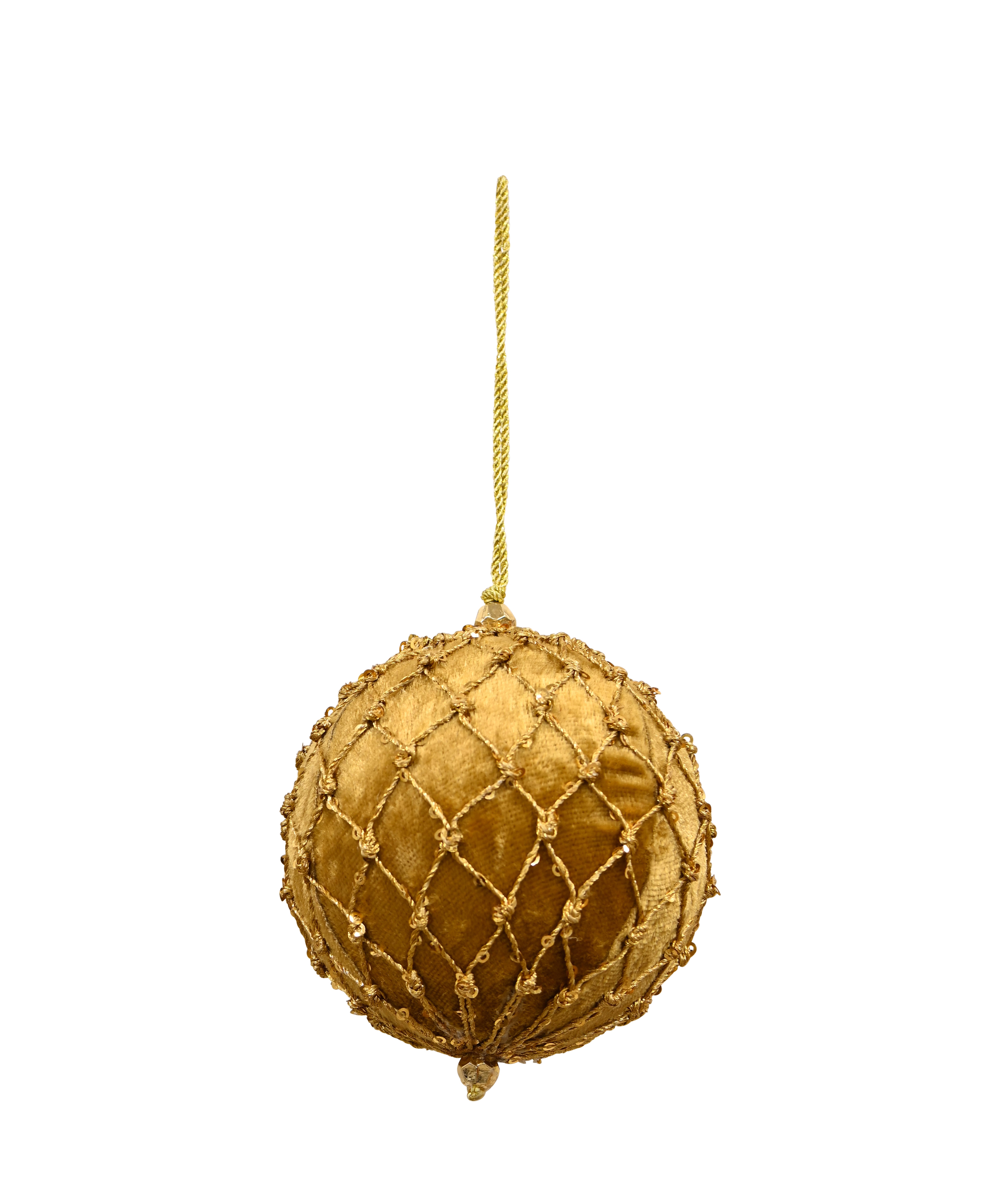 MAJESTIC Netted Hanging Ball - Gold