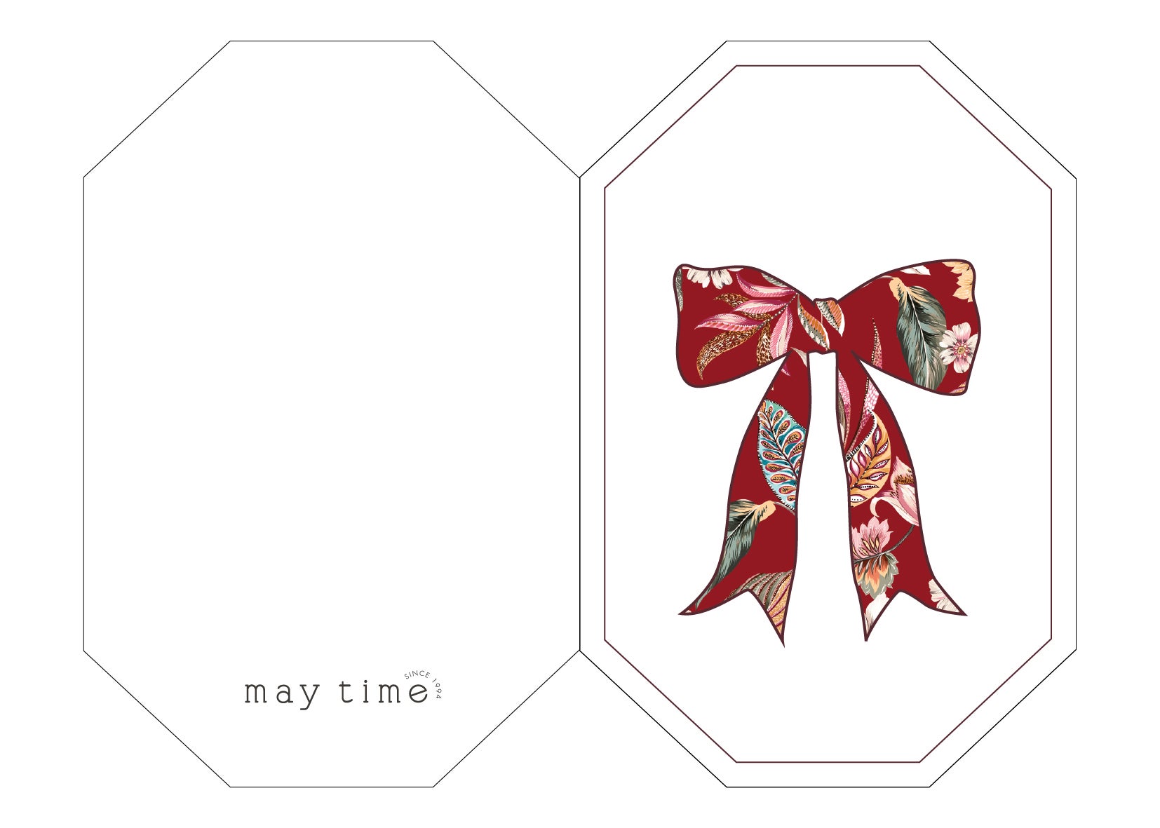 FLORAL Gift Tags - Printed Gift Cards A/6