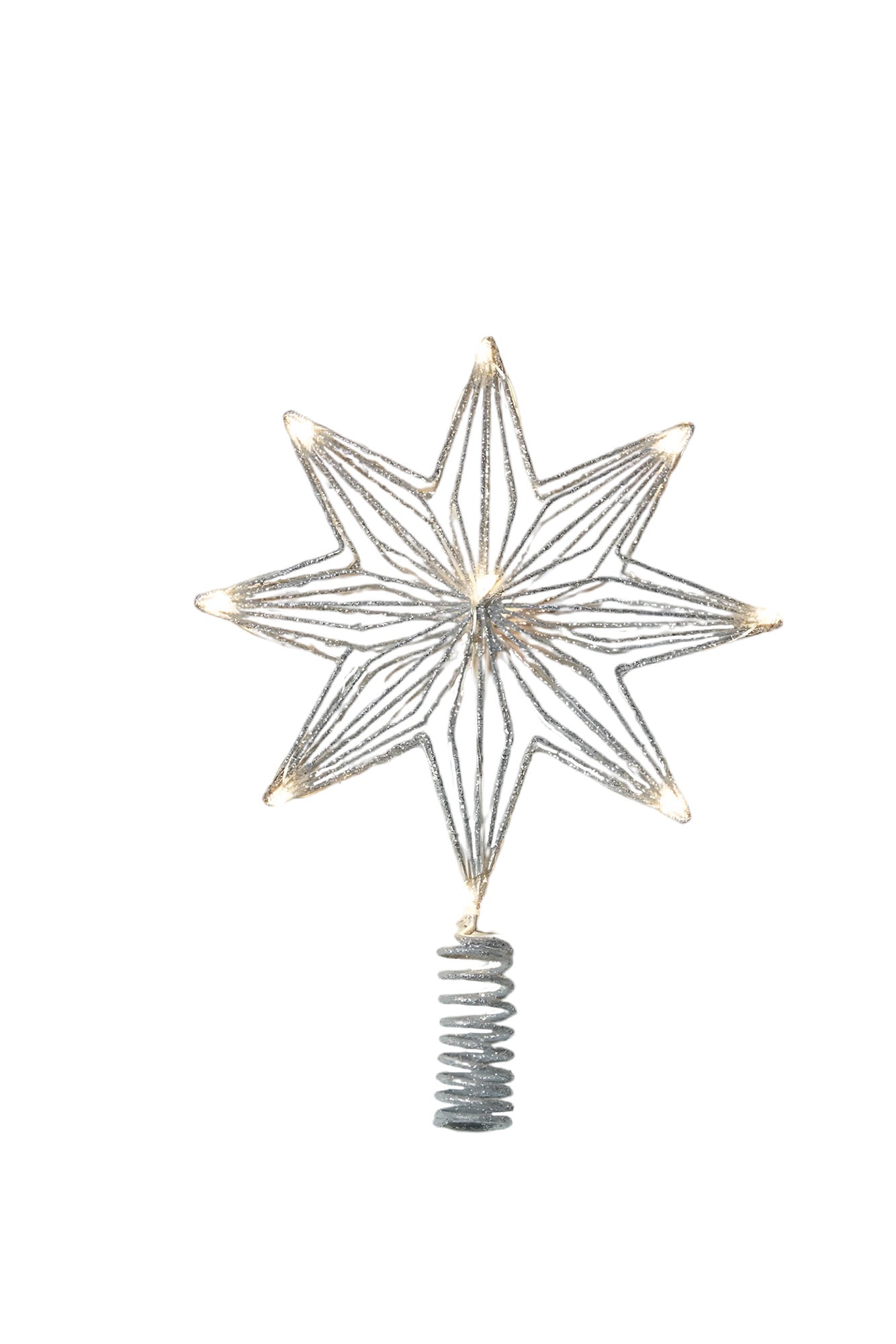 SIRIUS Chloe Christmas Tree Topper - Silver