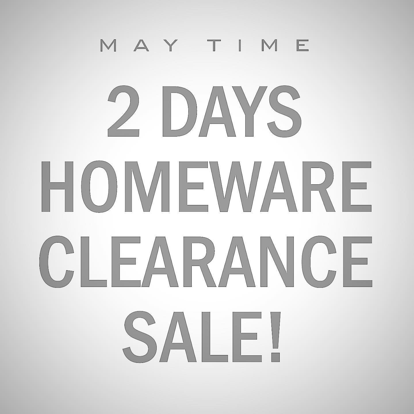 A big thank you to those who supported us the last 2 days. It was great to see you all. Please email info@maytime.co.nz so we can notify you of our next sale if you haven’t already. 
.
.
#sale